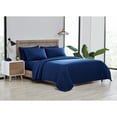 thumbnail image 2 of G3 Home 90061 Scarlet Sheet Set, Navy - King Size - 6 Piece, 2 of 5