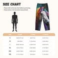 thumbnail image 3 of Balery Colorful Haired White Horse Pantalones de pijama para mujer, pijamas ultraligeros, pantalones de estar por casa-Medium, 3 of 6