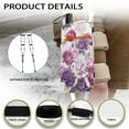 thumbnail image 6 of COEQINE Floral Crutch Pouch Medical Crutch Accessories Broken Foot Underarm Crutch with Storage Pockets Hanging Carrying Pocket Walking Cane Pouch for Women Gifts for Women Friends, 6 of 7