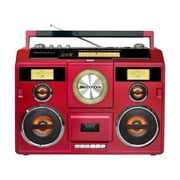 Studebaker Sound Station Portable Stereo Boombox with Bluetooth/CD/AM-FM Radio/Cassette Recorder