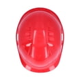 thumbnail image 4 of Casco casco transpirable ABS ajustable casco resistente a impactos antigolpes para sitios de construcción aprox 51-62 cm rojo, 4 of 8