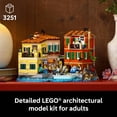 thumbnail image 3 of LEGO Ideas Italian Riviera Building Set for Adults - DIY Home Decor for Men & Women, Ages 18+ - Construct 3 Colorful Buildings & 10 Minifigures W/Accessories - Gift Idea for Birthdays - 21359, 3 of 8