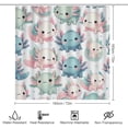 thumbnail image 2 of 4PCS Shower Curtain Sets with Bathroom Sets and Rugs Decor Summer Brown Duck Camouflage Shower Curtain Sets with Non-Slip Rug Toilet Lid Cover U-Shaped Mat with Hooks 72"x72", 2 of 7