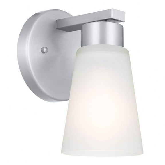 52437NI Kichler Lighting Stamos - 1 Light Wall Sconce In Soft Modern Style-8 Inches Tall-Brushed Nickel Finish