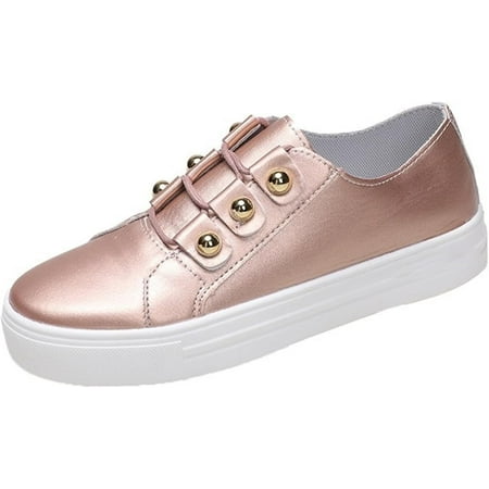 Sneakers for Women Walking Shoes Comfortable Slip On Fashion Canvas Sneakers Casual Soft Non-Slip Flat Loafers