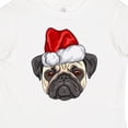thumbnail image 4 of Inktastic Christmas Pug Dog Santa Boys or Girls Baby T-Shirt, 4 of 5