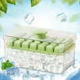 thumbnail image 5 of Push Ice Compartment Ice Tray Set with Lid and Shovel | Bpa-Free Plastic Mold with Storage Box for Home Kitchen, 5 of 6