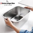thumbnail image 3 of Balde para lavar platos WAGENSTEIGER de acero inoxidable de 10 L, 3 of 9