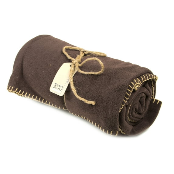 Simplicity Sweatshirt Blankets with String Tie Package, Brown Polyester