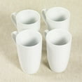 thumbnail image 3 of Tabletops Gallery 20 Ounce Latte Large Mugs Set of 4 White, 3 of 3