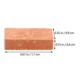 thumbnail image 3 of LOVEVER 100 Pcs Briques Micro Paysage Mini Modèles Ornement Miniature Blocs de Construction Cheminée de Maison de Poupée Rouge Table de Sable, 3 of 6
