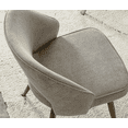 Sudica MidCentury Modern Dining Chair Set of 2 Linen Fabric