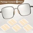 thumbnail image 3 of Uxcell 5 Pairs Glasses Nose Pads Foam Eyeglass Nose Pads D-shaped, 1.5mm, Skin Color, 3 of 6