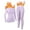 Purple, variant on ANFERRY Womens Ski Thermal Set Sweat Wicking Seamless Warm Outfit Sets Crew Neck Base Layers Fall Winter