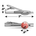 thumbnail image 3 of Skydiver Skydiving Out of Plane Round Tie Bar Clip Clasp Tack Silver Color Plated, 3 of 5