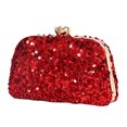 thumbnail image 1 of Pochette pour Femmes à Paillettes - Sac Bandoulière de Soirée avec Sangle à Chaîne, 1 of 6