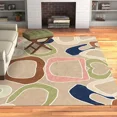 thumbnail image 4 of Beige Tufte | 9x12, 9x13, 10x10, 10x14 | Geometric Rug | Hand Tufted | Area Rug, 4 of 5