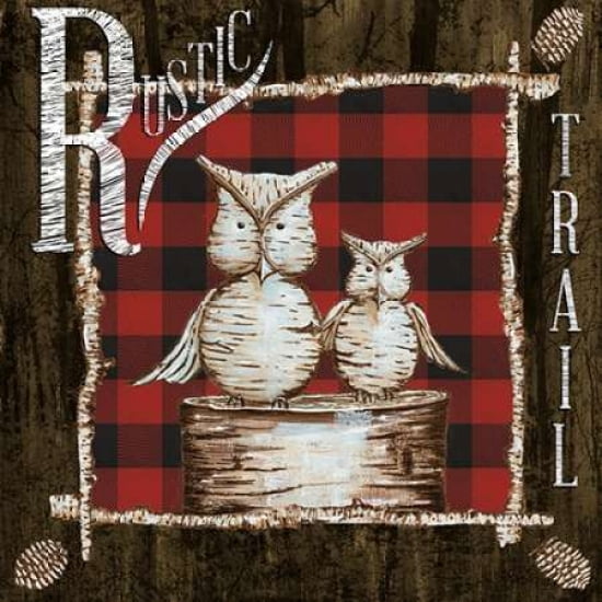 Rustic Birch Trail III Canvas Art - Gina Ritter(24X24)