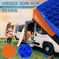 thumbnail image 2 of PAULINN RV Camper Levelers, 2 Packs RV Leveling Blocks Heavy Duty & Upgraded Up to 35,000 lbs, Curved Leveling RV Accessories with 2 Anti-S, 2 of 7
