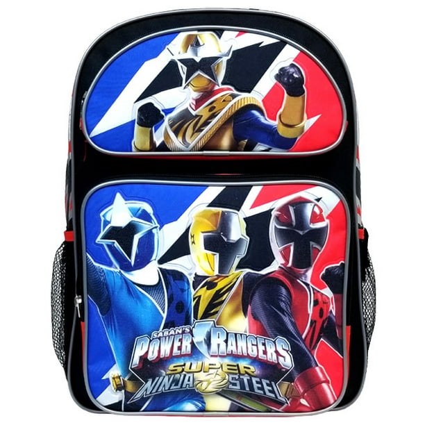 Power Rangers Backpack Power Rangers Super Ninja Steel 16" School Bag PR39068 Walmart