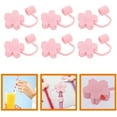 thumbnail image 2 of 6 Pcs Embouts de Paille en Silicone Réutilisables Bouchons de Paille Petits Bouchons de Paille, 2 of 5