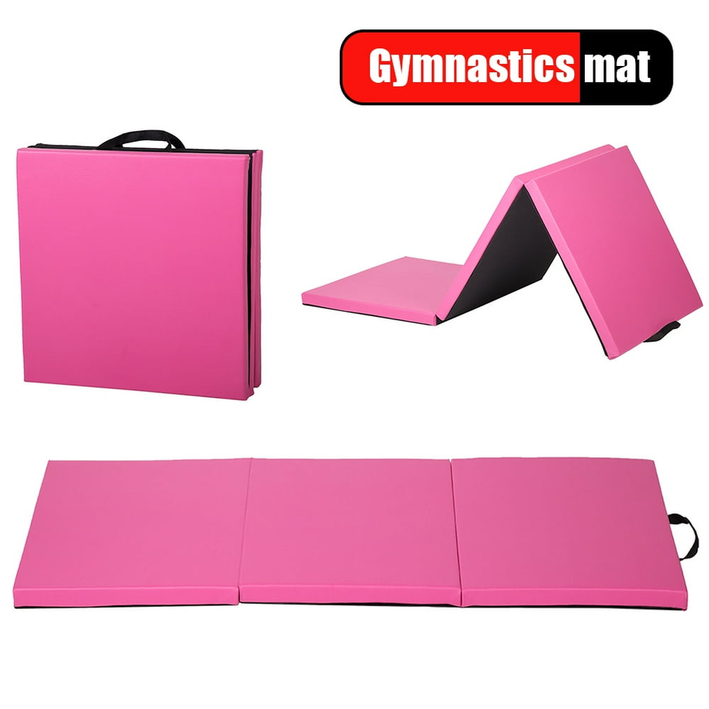 6'x2' Exercise TriFold Gym Mat For Gymnastics Panel Fitness Exercise