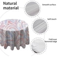 thumbnail image 3 of Coolnut Round Tablecloth Liquid Blurred Watercolor Paint Modern Table Cover for Home Decoration Washable Table Cloth for Dinner Picnic 60in, 3 of 5
