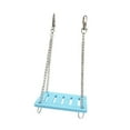 thumbnail image 4 of Accesorios colgantes para mascotas de hámster Decoración estable Hamaca Hamaca Ejercicio Molar Molar Postón colgante para pinzones Páreos para pájaros Azul, 4 of 8
