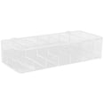 thumbnail image 1 of HLONK Clear Plastic Tea Bag Holder 7 Grid Storage Container Box, 1 of 7