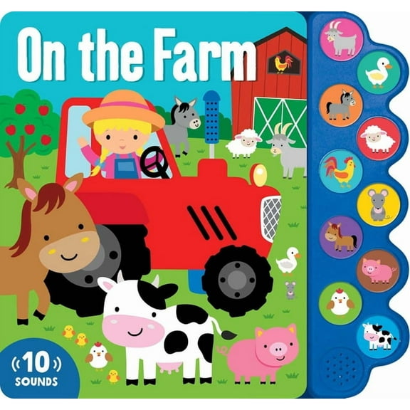 On the Farm: Sound Book : 10-Button Sound Book (Board book)
