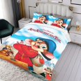 thumbnail image 3 of Un cuento americano Conjunto de sábanas temático, trío de piezas, cómodo y amigable con la piel, diseño único, regalo de decoración para el hogar para familiares, amigos y fans,140cm *210cm, 3 of 6