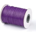 thumbnail image 5 of 1 Roll 88 Yards Korean Waxed Polyester Cord 1mm Macrame Craft DIY Thread Rattail Beading String, 5 of 8