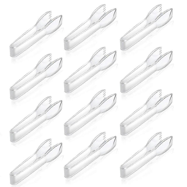 12PCS Serving Tongs Spoon Fork Scalloped Serving Utensils Charcuterie Accessory for Party Food Appetizers