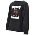 thumbnail image 2 of Boys Halloween Vampire Fangtastic Long Sleeve T Shirt (7Y, Black), 2 of 5
