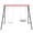 81.5*53*70in, variant on Heavy Duty Metal Swing Frame 500LBS Weight Capacity A-Frame Swing Stand Only Freestanding Indoor Outdoor Swing Set Base for Kids Adults Fit Porch Playground Garden