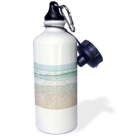 Picnic Time Siesta Water 3dRose USA, Florida, Sarasota, Crescent Beach, Siesta Key - US10 BFR0127 - Bernard Friel, Sports Water Bottle, 21oz ()