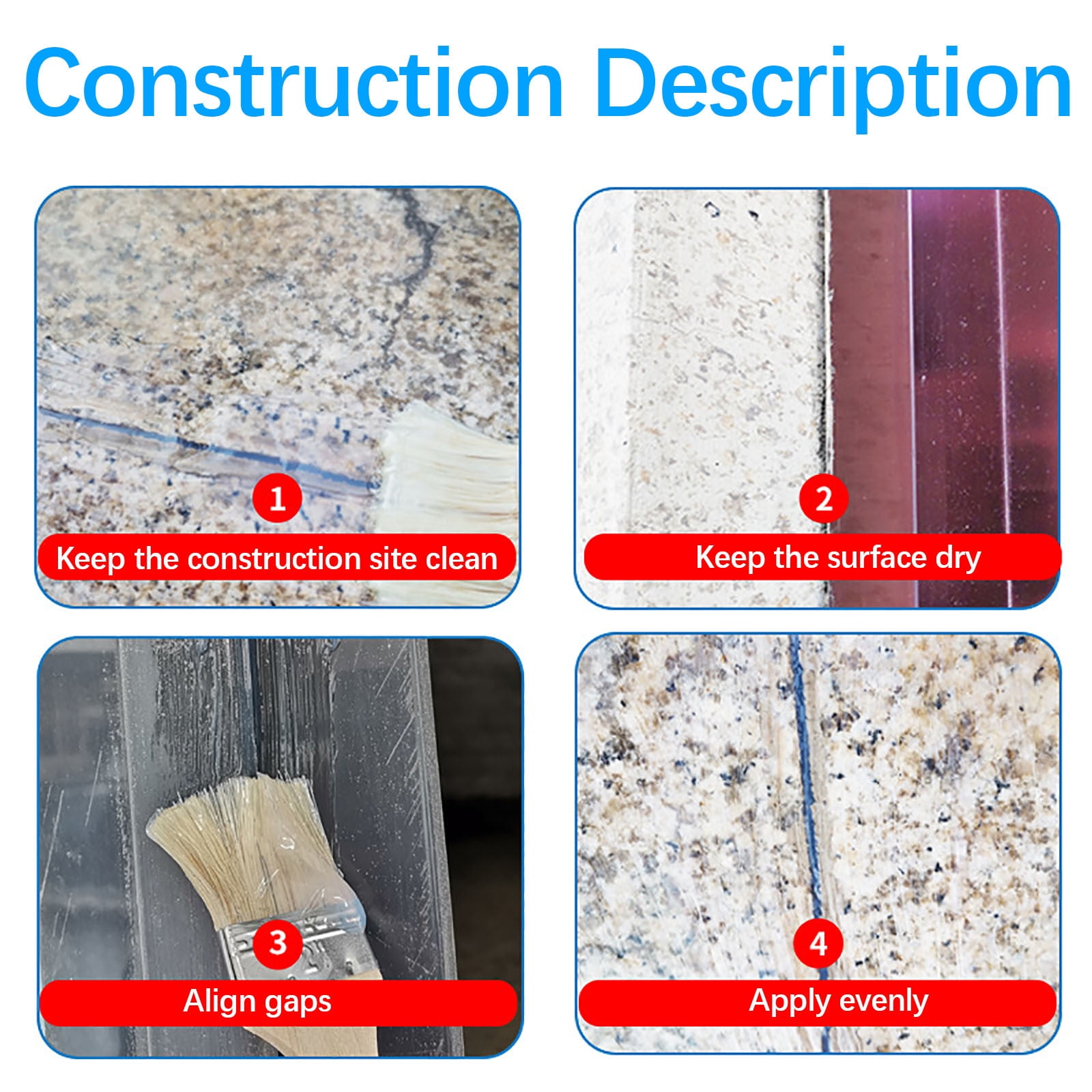 4packs Transparent Coating Special Transparent Glue For Interior And Exterior Walls Coating