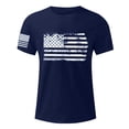thumbnail image 4 of Independence Day Men's Patriotic American Flag T-Shirt Stylish USA Flag Graphic Tee Comfortable Casual Wear for Independence Day, 4 of 4