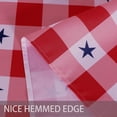 thumbnail image 5 of American Striped Rectangle Table Cloth, Polyester Stars Patriotic Plaid Tablecloth, Table Cover Protector for July 4th Independence Day Party Supply Decor, 60Inch, 5 of 6