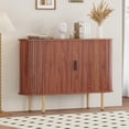 thumbnail image 2 of Kojooin 47 in Mid-Century Modern Sideboard Buffet Cabinet with Sliding Door Storage for Kitchen or Entryway, 2 of 9