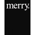 thumbnail image 2 of Camiseta informal de cuello redondo para mujer con estampado "Merry" - Tejido de punto de algodón, elasticidad media, comodidad para todo el año, elegante camiseta de manga corta para uso diario y fes, 2 of 7