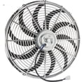 thumbnail image 5 of Chrome 16 Inch Curved Blade Electric Radiator Fan, Reversible, 5 of 6
