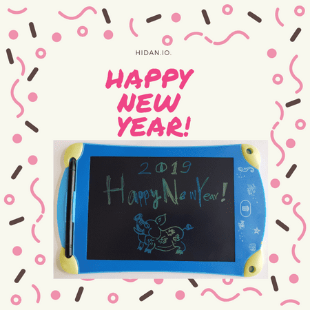 Version Lcd - 2019 new version 8.5 inch Colorful Digital Writing / Drawing Graphic LCD Tablet ( Blue)