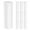 White, variant on 10pcs Craft Foam Tubes for Cylinder Decorations, Foam Rods for Crafting, Cylinder Ornaments, Foam Shapes 3.94x1.57x1.57 Inches
