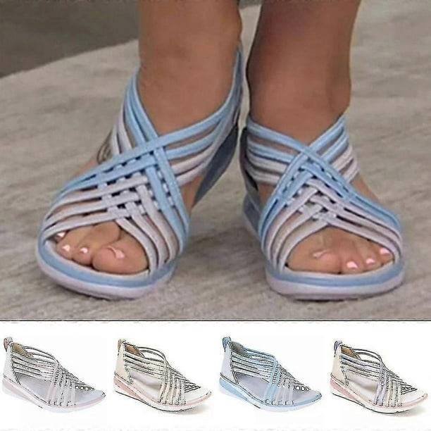 Orthotics Sandals for Women Comfort Gladiator Sandals Casual Wedges Sandal Summer Outdoor Beach Sandal Shoes