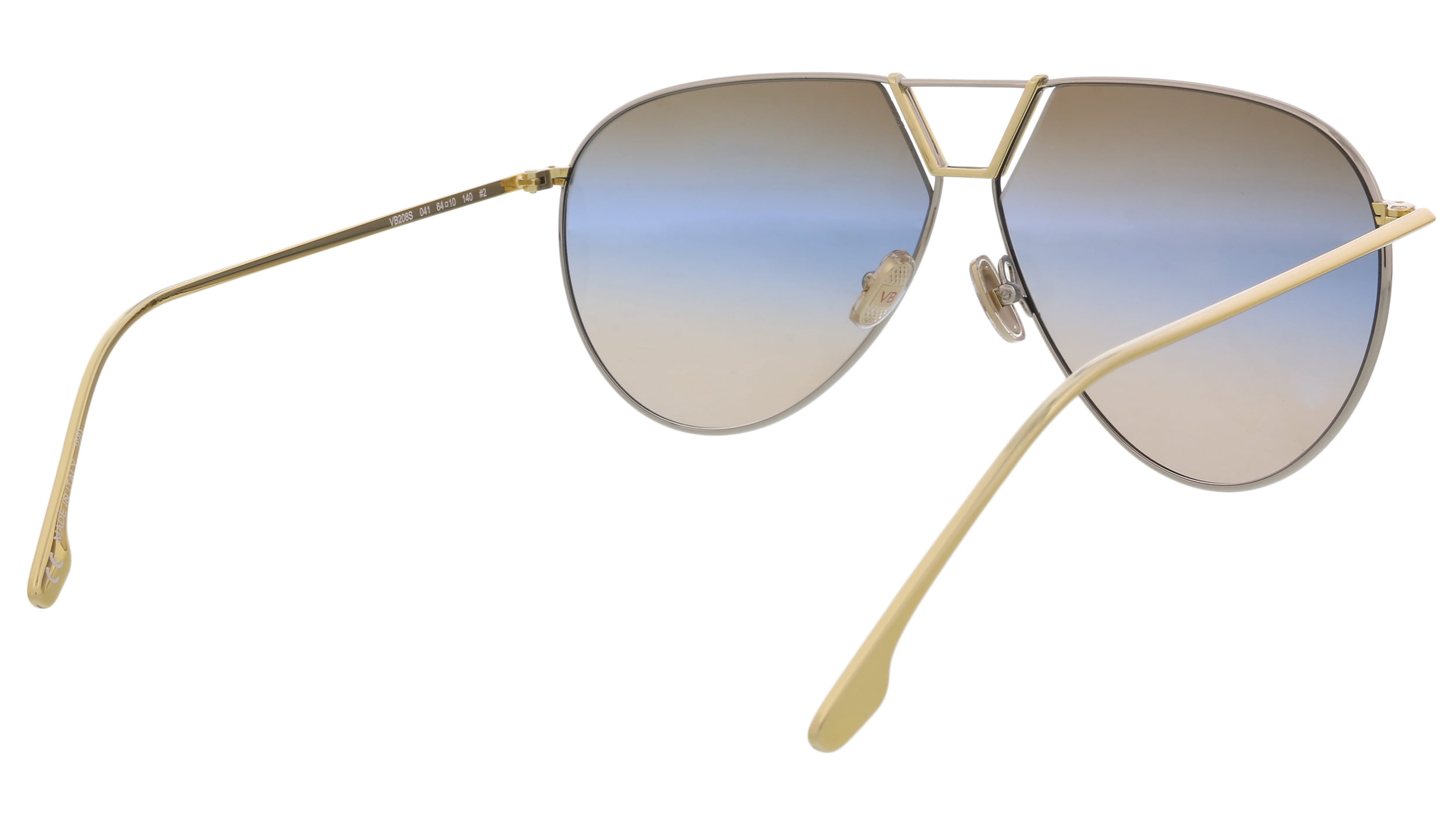 Victoria Beckham Brown Pilot Ladies Sunglasses VB133S 702 61