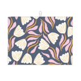 thumbnail image 1 of YFYANG Absorbent and Non-Slip Dish Drying Mat for Kitchen, Floral Texture Graffiti Microfiber Large Drying Pad, 18 x 24 in, 1 of 9