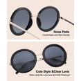 thumbnail image 4 of Gafas de sol redondas retro polarizadas JOOX para mujer con protección UV400 JOOX JOOX, 4 of 7