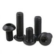 thumbnail image 7 of SENRISE 2/5 Pcs Button Head Screws Hexagon Socket Head Screw Fully Threaded Screws M3 M4 M5 M6 M8 Black, 7 of 7