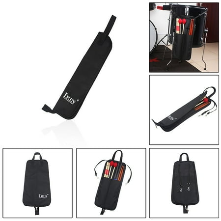 Drumstick Bag Case - Drum Stick Bag Case Water-resistant 600D with Carrying Strap for Drumsticks